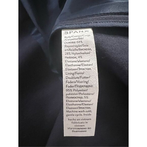 Spanx Women's Black Perfect Collarless Single Breasted Blazer Size 1X - Picture 5 of 6